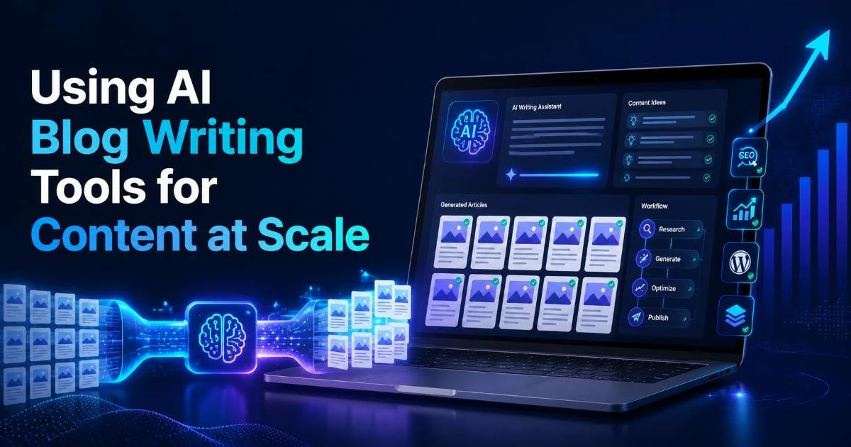 Using AI Blog Writing Tools for Content at Scale